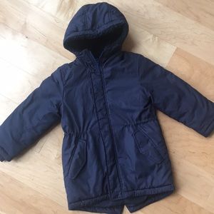 Crewcuts 4-5 Navy Fishtail Parka Jacket